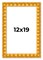 12x19 Bamboo Picture Frame with UV-Resistant Acrylic & Acid Free Backing, Available in 4 Finishes - Brown, Black, Gold, and Natural